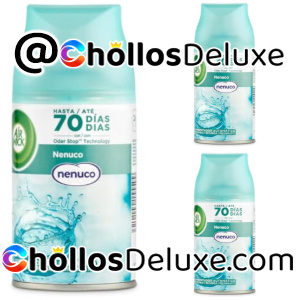 3x Air Wick Freshmatic Recambios Ambientador Nenuco