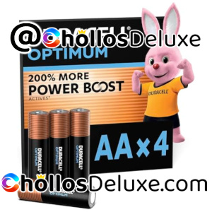 4x Duracell Optimum Pilas Alcalinas AA 1,5V