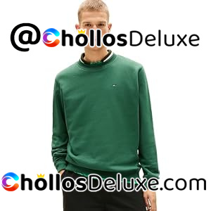 Tommy Jeans Flag Fleece Shadow Pine Sudadera