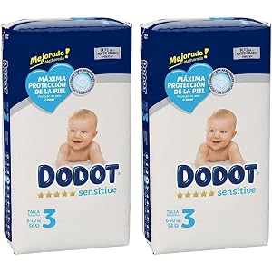 2x Dodot Sensitive 56 Pañales