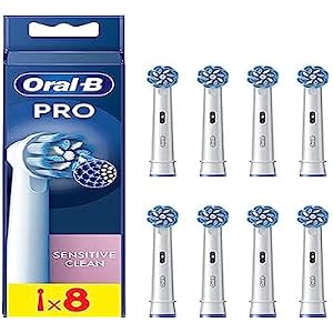 8x Oral-B Pro Sensitive Clean Cabezales