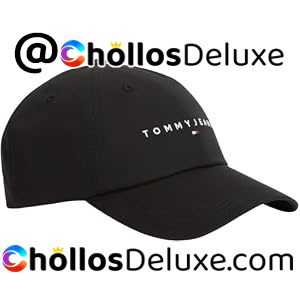 Tommy Jeans Linear Logo Gorra Negra
