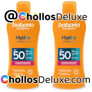 2x Babaria Hydra Aloe Leches Solares SPF50 200ml