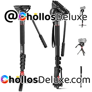 NEEWER GM76 Monopié 179cm con Cabezal Fluido