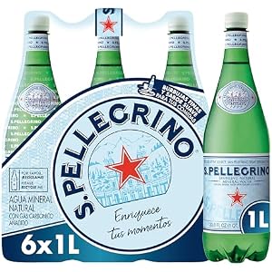 6x S.Pellegrino Agua Mineral con Gas 1L
