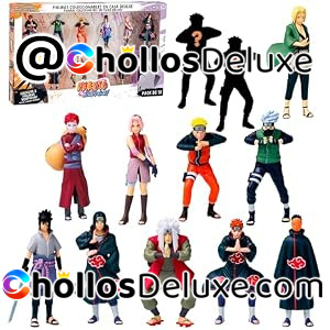 Bizak Naruto Pack Deluxe 12 Figuras 7cm