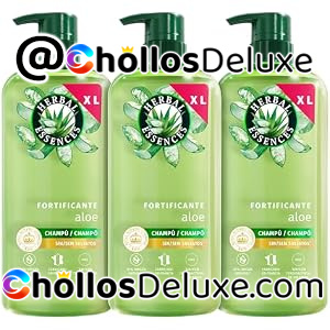 3x Herbal Essences Aloe Champús Fortificantes 650ml