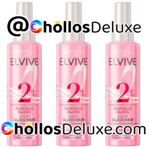3x L'Oréal Paris Elvive Glycolic Gloss Sérum 150ml