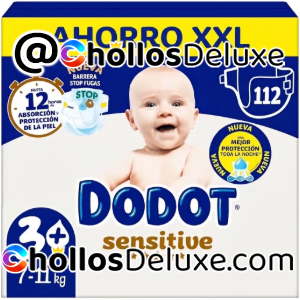 Dodot Sensitive Extra Pañales Bebé 112 Unidades