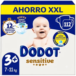 Dodot Sensitive Extra Pañales Bebé Pack Mensual