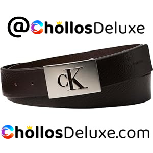 Calvin Klein Mono Plaque Cinturón de Piel