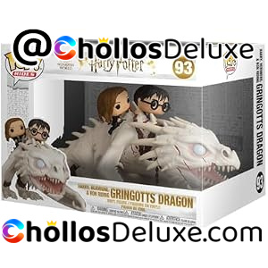 Funko Pop! Rides 93 Dragón de Gringotts con Harry, Ron y Hermione Figura