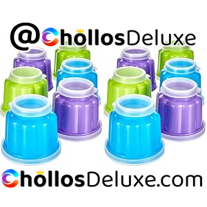 12x Moldes para Gelatina Ibili