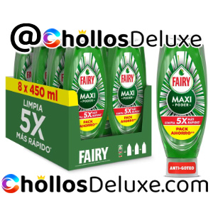 8x Fairy Maxi Poder Lavavajillas 450ml
