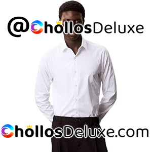 Calvin Klein Camisa Slim de Popelín Hombre