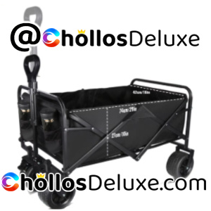 Vagoneta Plegable 150L con Ruedas 7"