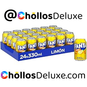 Fanta Limón Refresco 24 Latas de 330ml