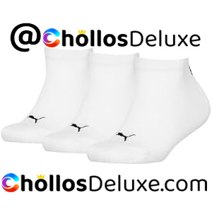 3x Puma Kids Plain Sneaker Calcetines Unisex