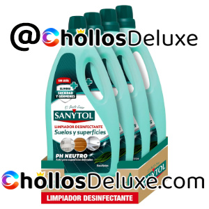4x Sanytol Limpiahogar Eucaliptus 1.2L