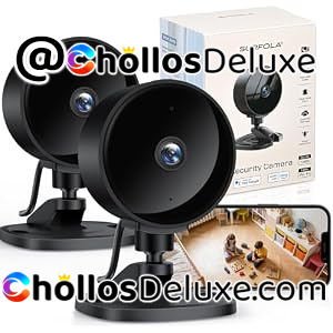 2x Cámaras de Vigilancia WiFi 1080p