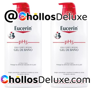 2x Eucerin pH5 Gel de Baño 1L