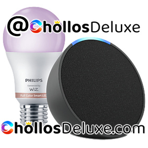 Amazon Echo Pop +Bombilla Philips Smart LED
