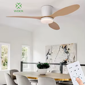 Woox Ventilador de Techo con Luz Madera