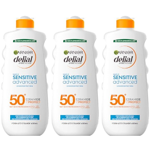 3x Garnier Sensitive Advanced Leche Solar 400ml