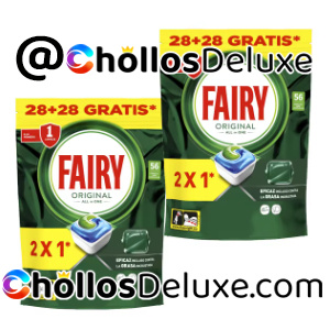 2x Fairy Original Cápsulas Lavavajillas 56ud