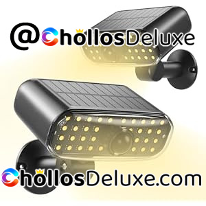 2x Lixada Apliques Solares PIR 36 LED