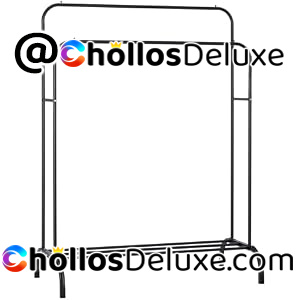 Perchero Burro Doble con Estante 110cm