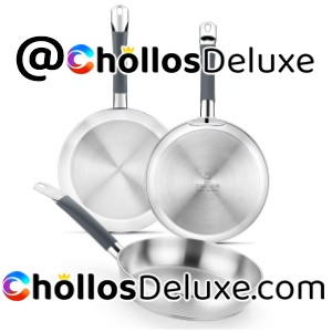 3x BRA Master Sartenes Inox 20/24/26cm