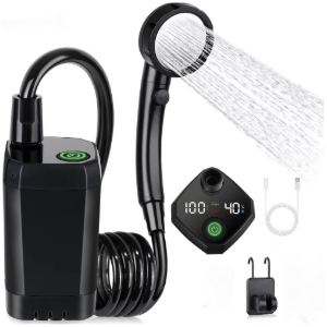 Ducha de Camping 6000mAh con Pantalla