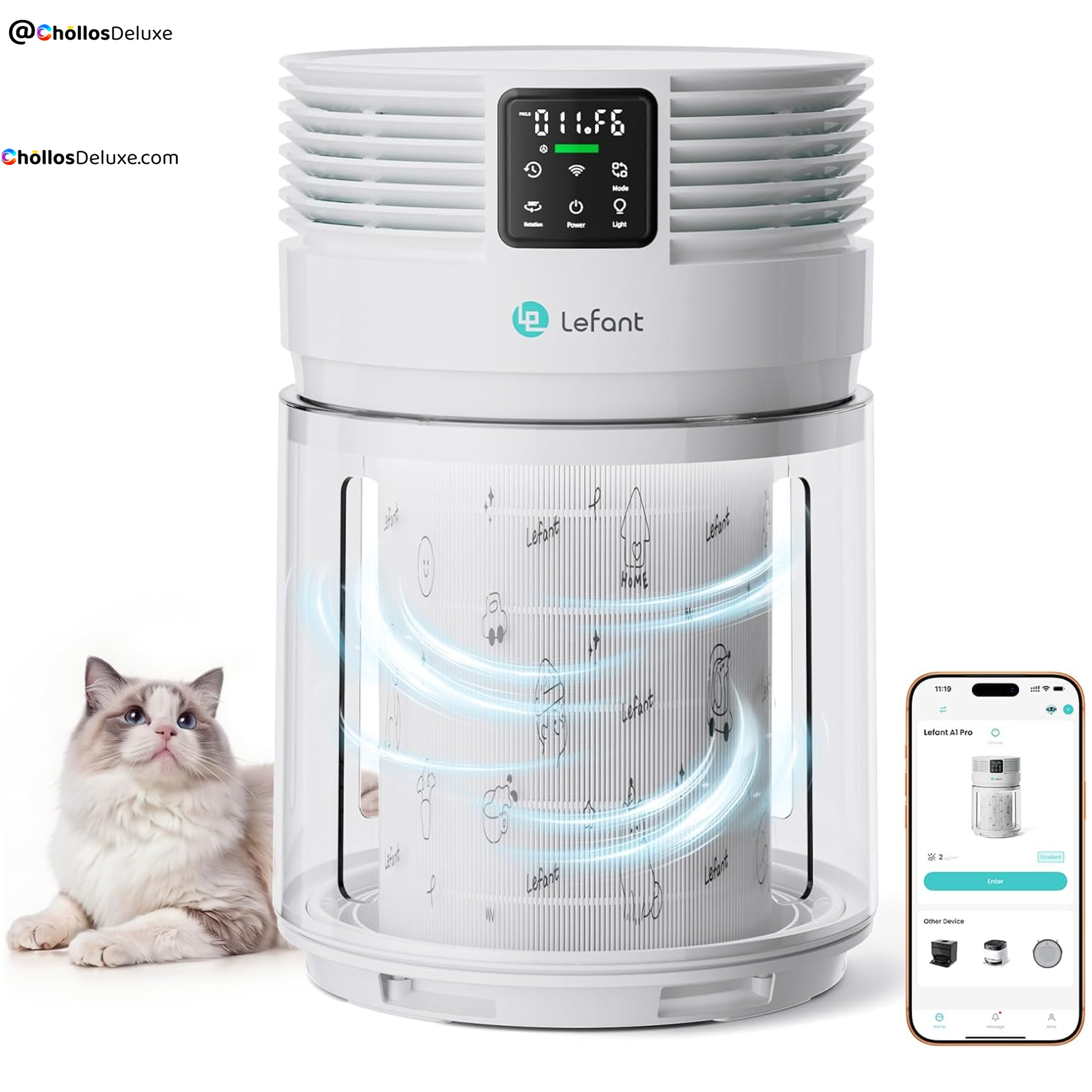 Lefant A1 Pro Purificador de Aire HEPA