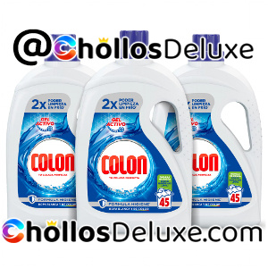 3x Colon Gel Activo Detergente 45 Lavados