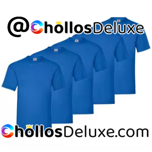 5x Fruit of the Loom Camisetas Unisex