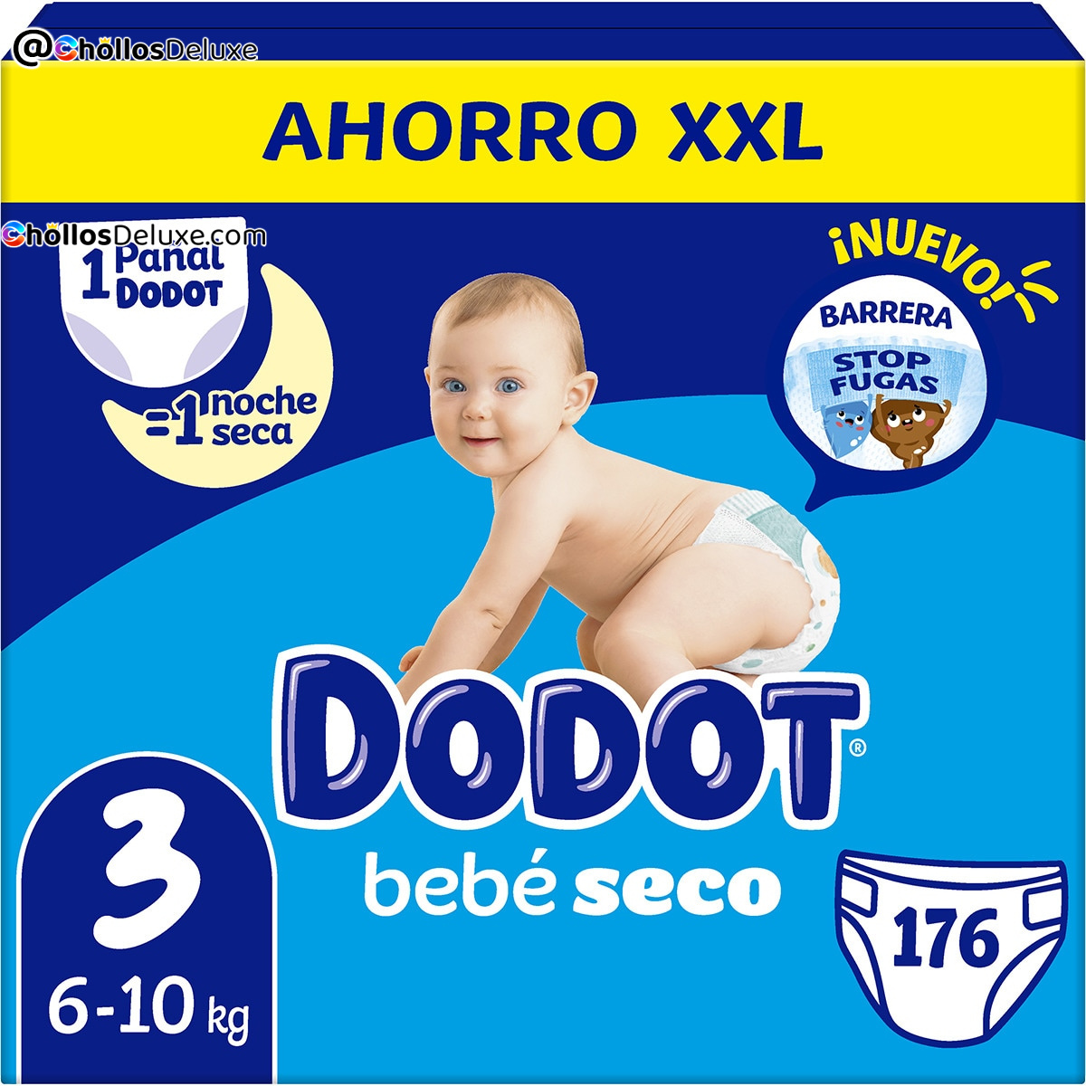 Dodot Bebé-Seco Pañales 176 Unidades