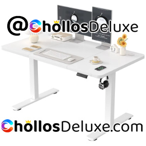 Homall Escritorio Ajustable 120x60cm con USB
