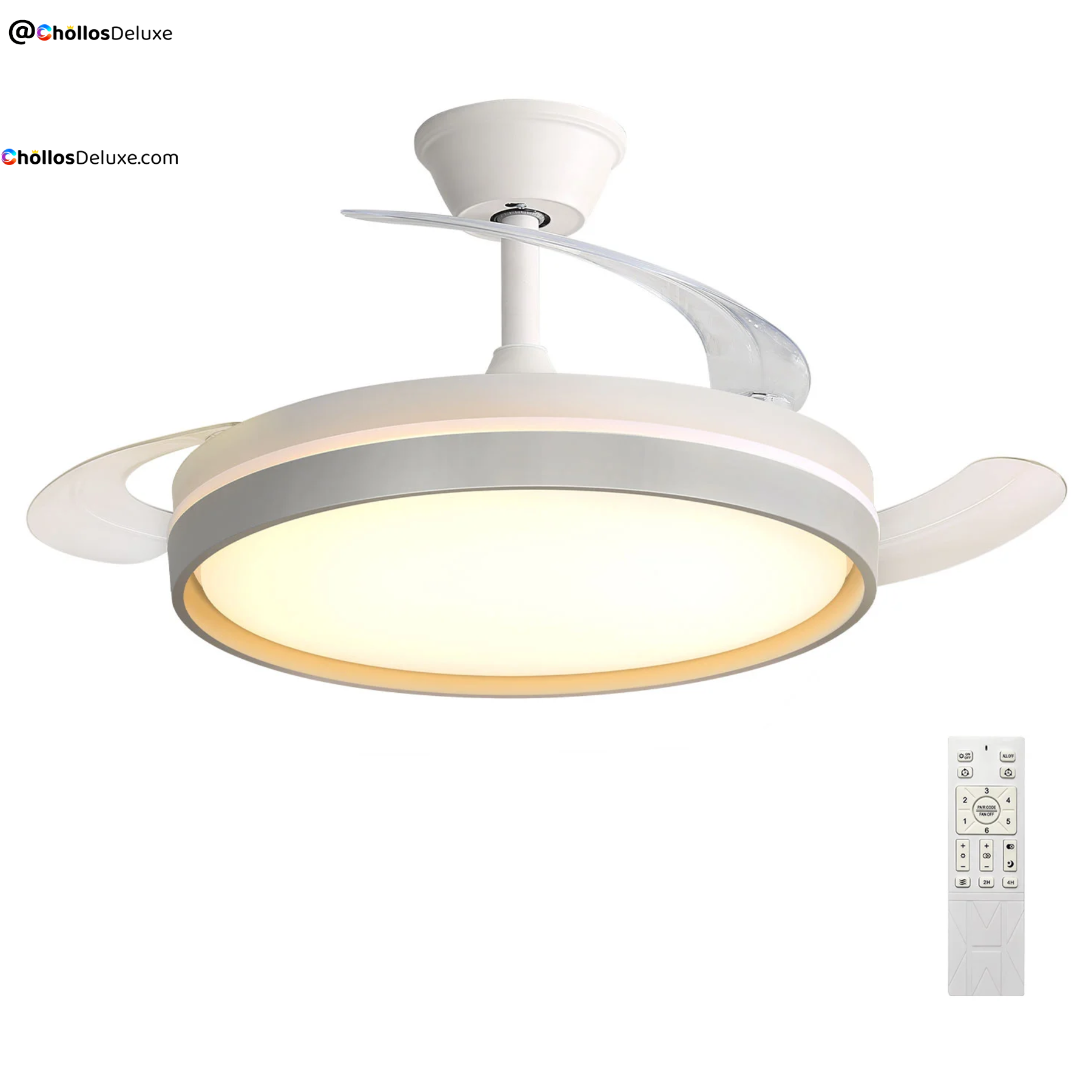 Ventilador de Techo con Luz LED 5600lm