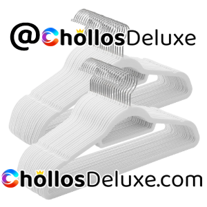Songmics Perchas de Terciopelo 50 Uds