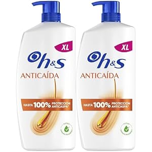 2x H&S Champú Anticaspa Anticaída con Cafeína 800ml