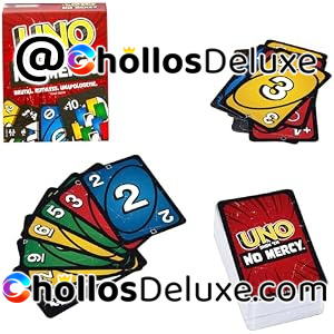 Mattel Games UNO No Mercy Juego de Cartas +7 Años