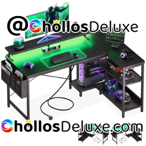Coleshome Escritorio Gaming en L 120x80cm