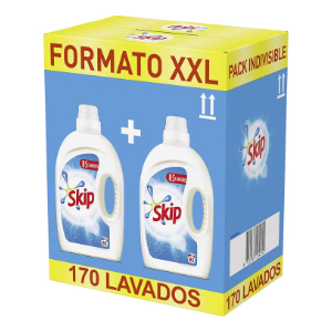 2x Skip XXL Detergente Líquido total 170 Lavados