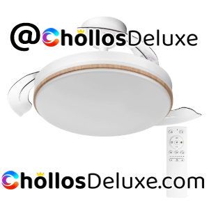 Mantra Ventilador de Techo LED Retráctil