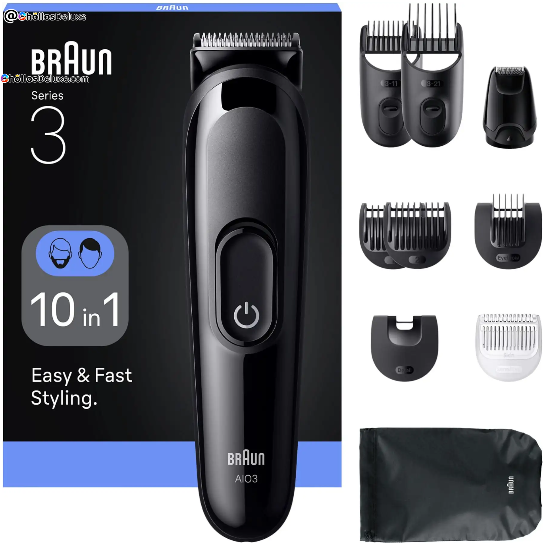 Braun Series 3 AIO3560 Cortapelos All-in-One