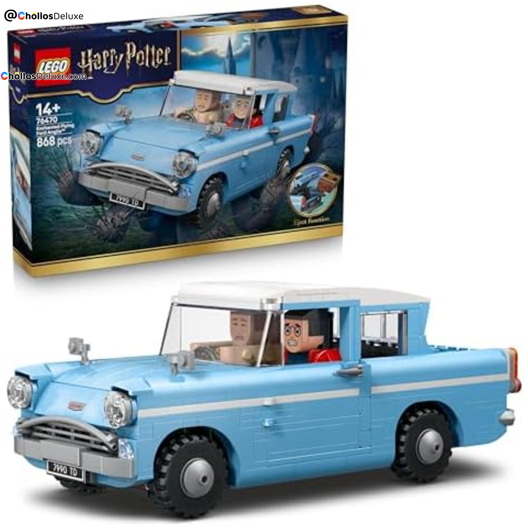 LEGO Ford Anglia Volador Encantado Maqueta
