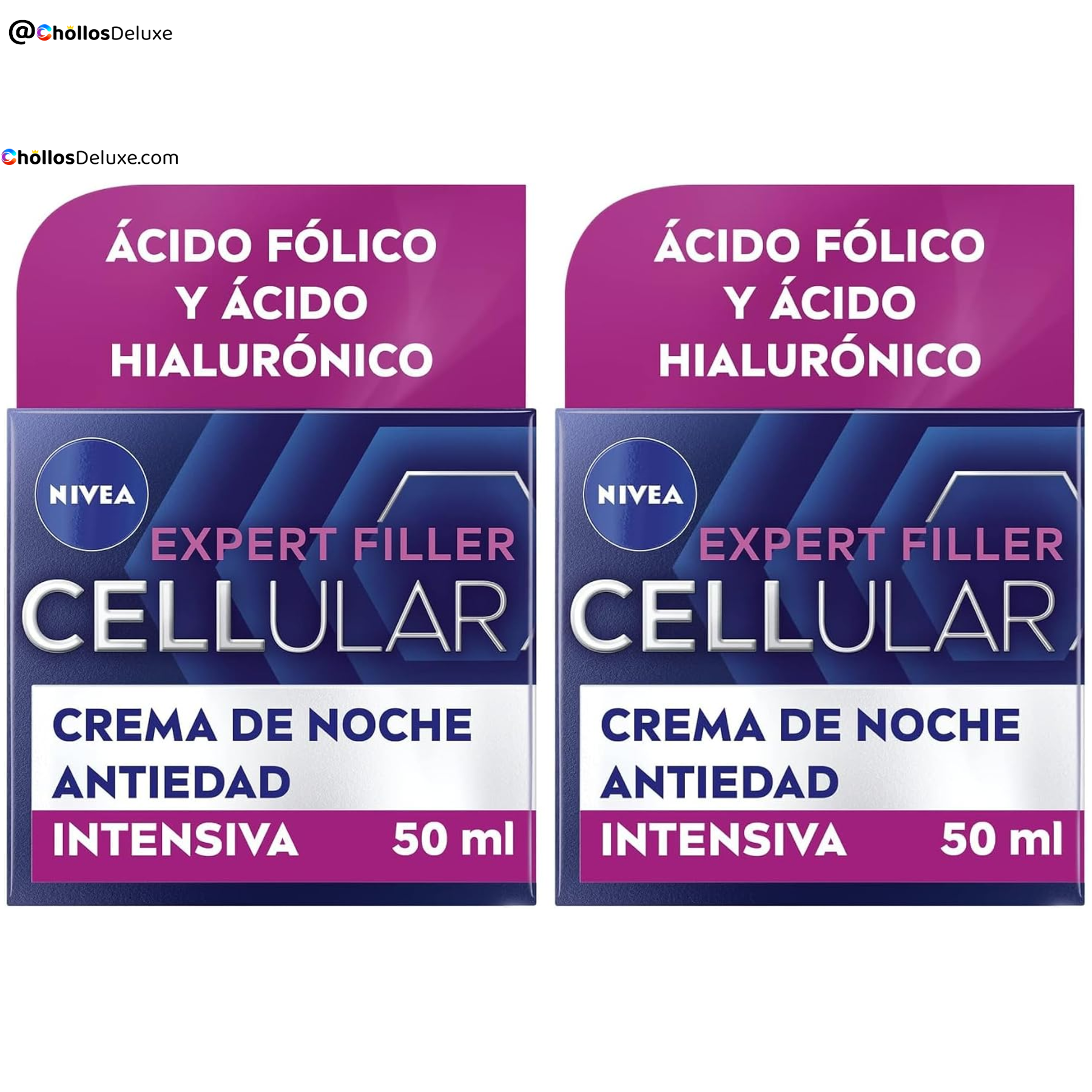 2x Nivea Cellular Expert Filler Crema Noche 50ml