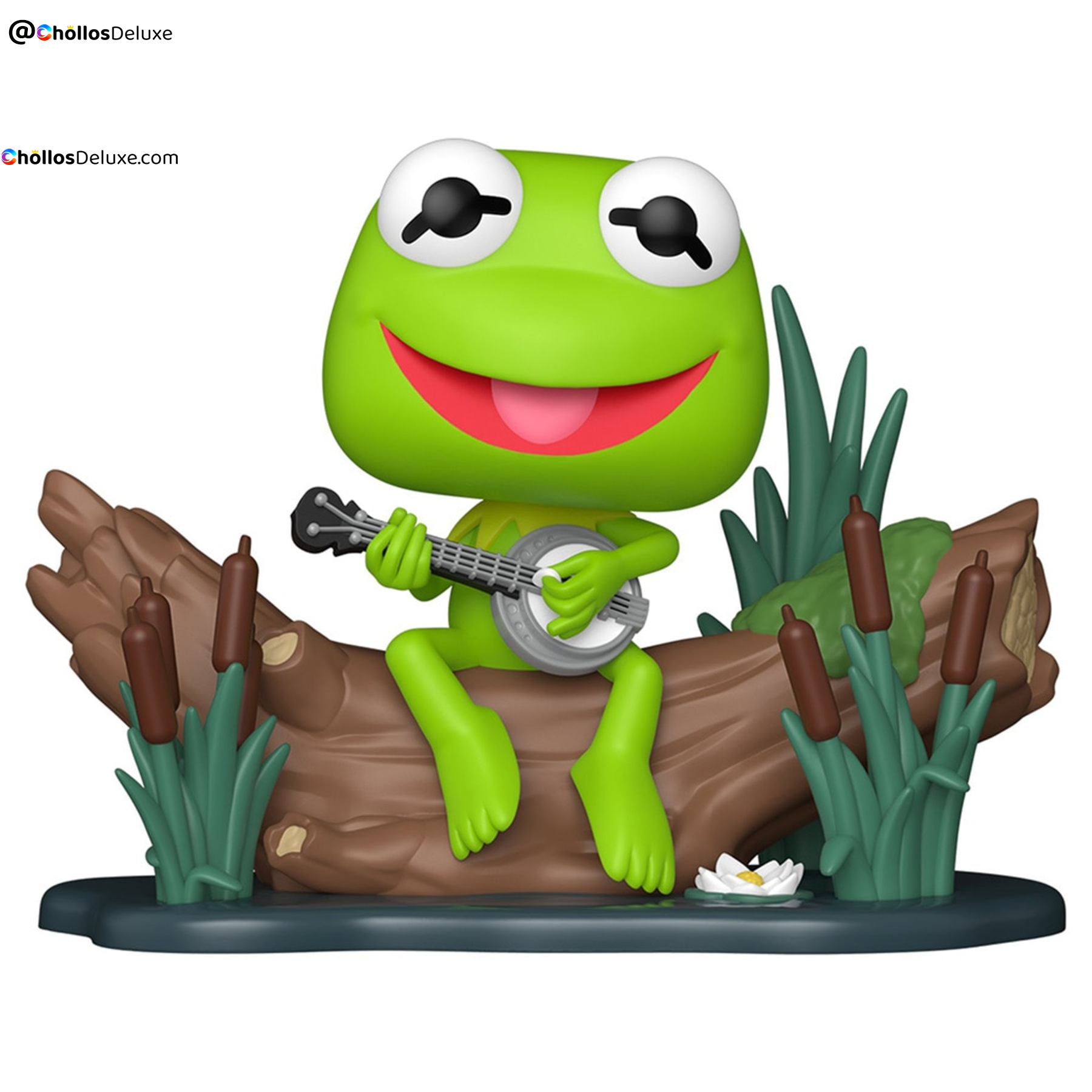 Funko Pop Deluxe Kermit con Banjo Figura