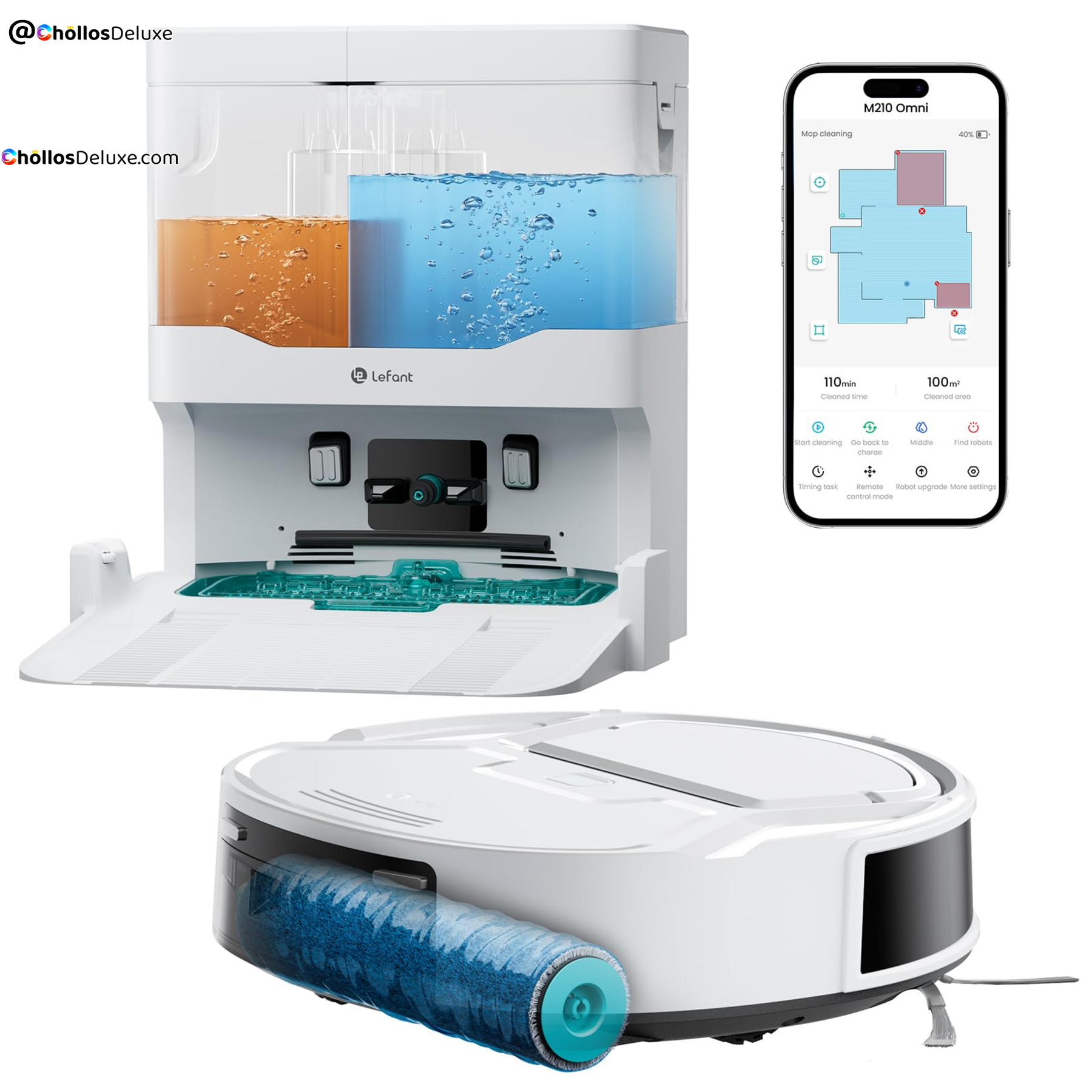 Lefant M210 Omni Robot Aspirador Fregasuelos